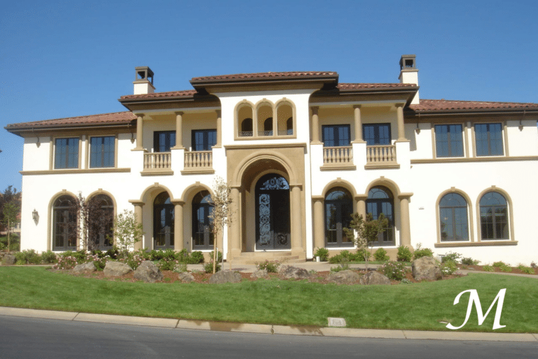 full view of luxury house design